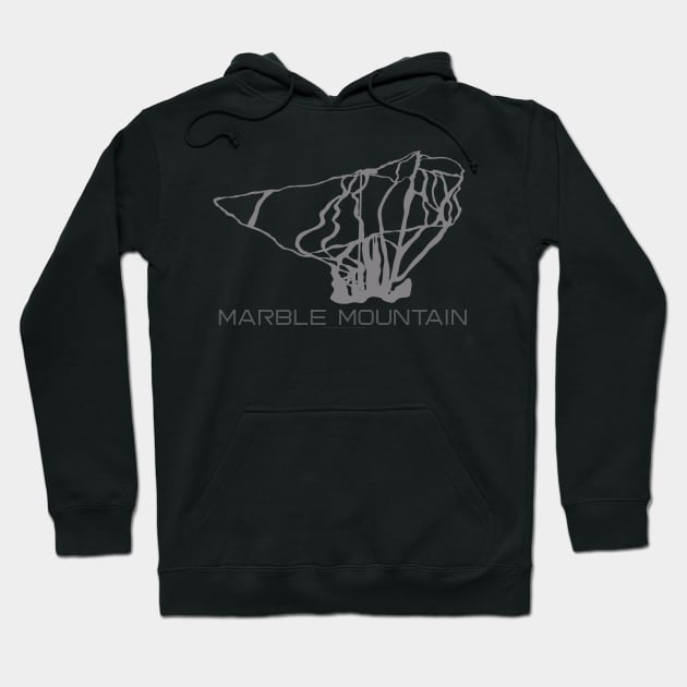 Marble Mountain Resort 3D Hoodie by Mapsynergy